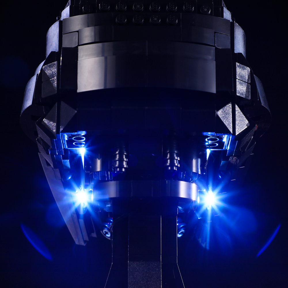 【Light Sets】Bricks LED Lighting 75343 Movie & Game Star Wars Dark Trooper Helmet