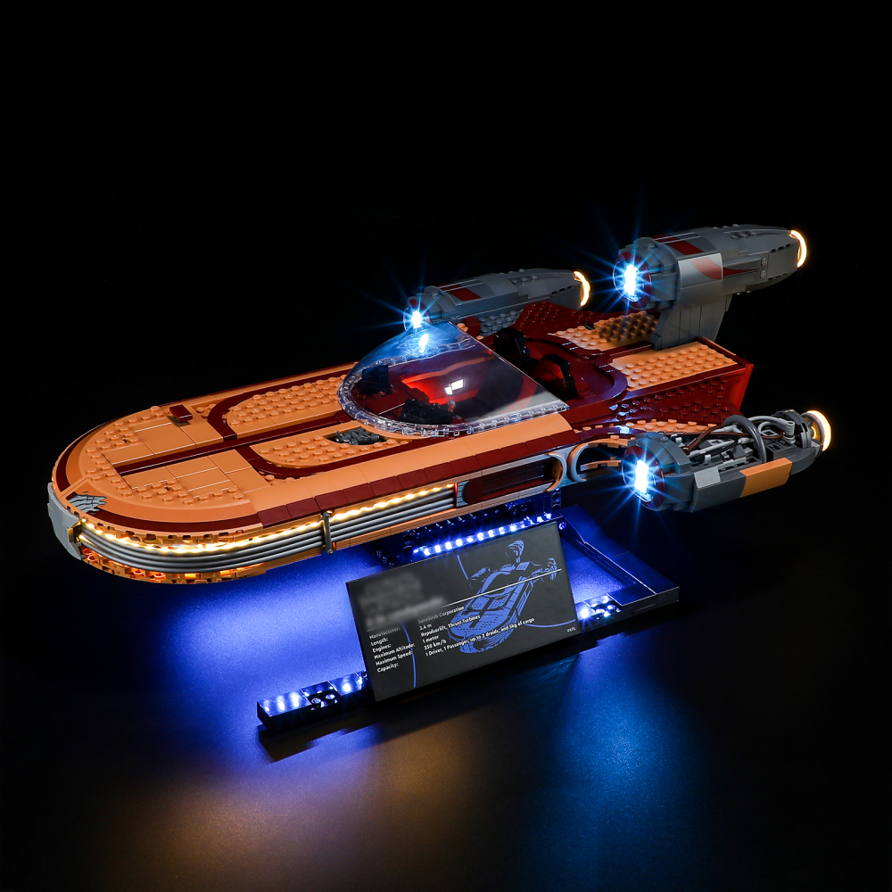 【Light Sets】Bricks LED Lighting 75341  Movie & Game Star Wars Luke Skywalker's Landspeeder