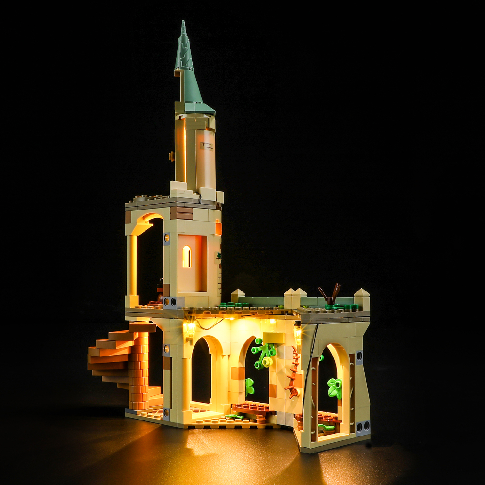 【Light Sets】Bricks LED Lighting 76401 Movie & Game Harry Potter Hogwarts Courtyard: Sirius's Rescue
