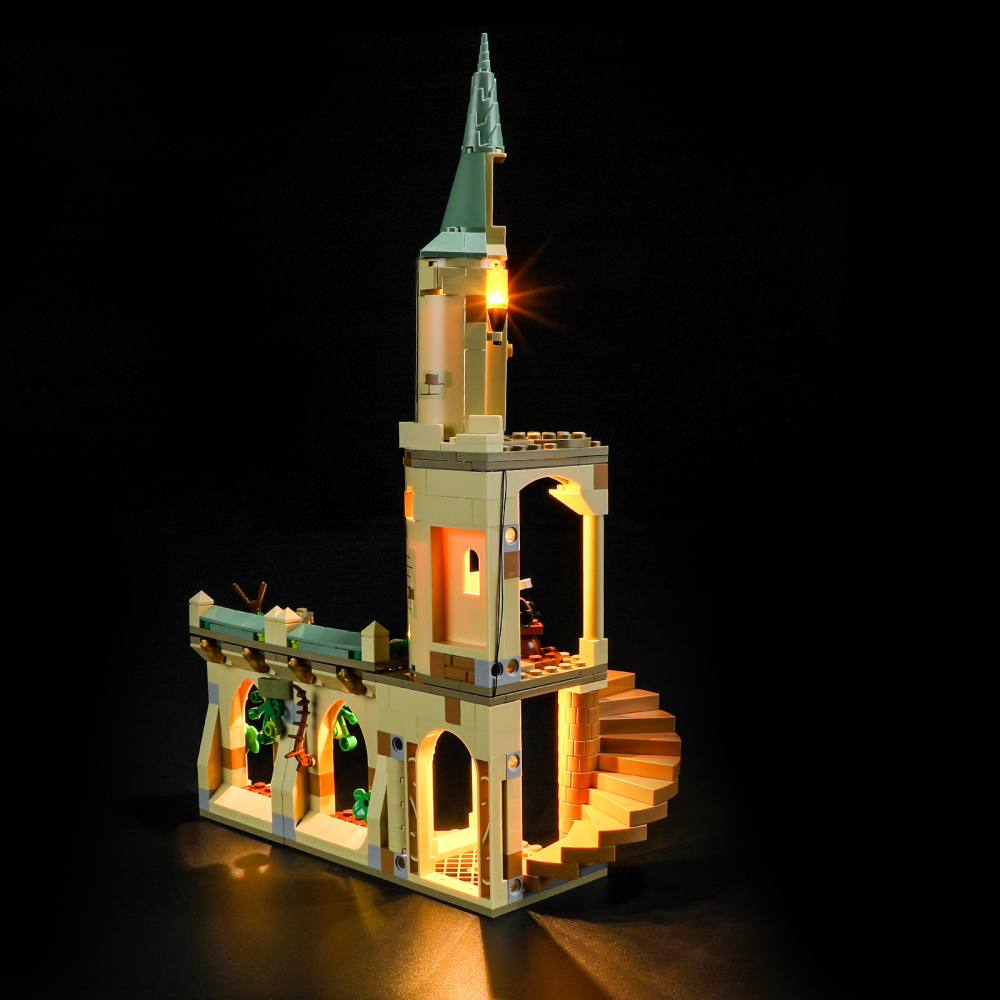 【Light Sets】Bricks LED Lighting 76401 Movie & Game Harry Potter Hogwarts Courtyard: Sirius's Rescue
