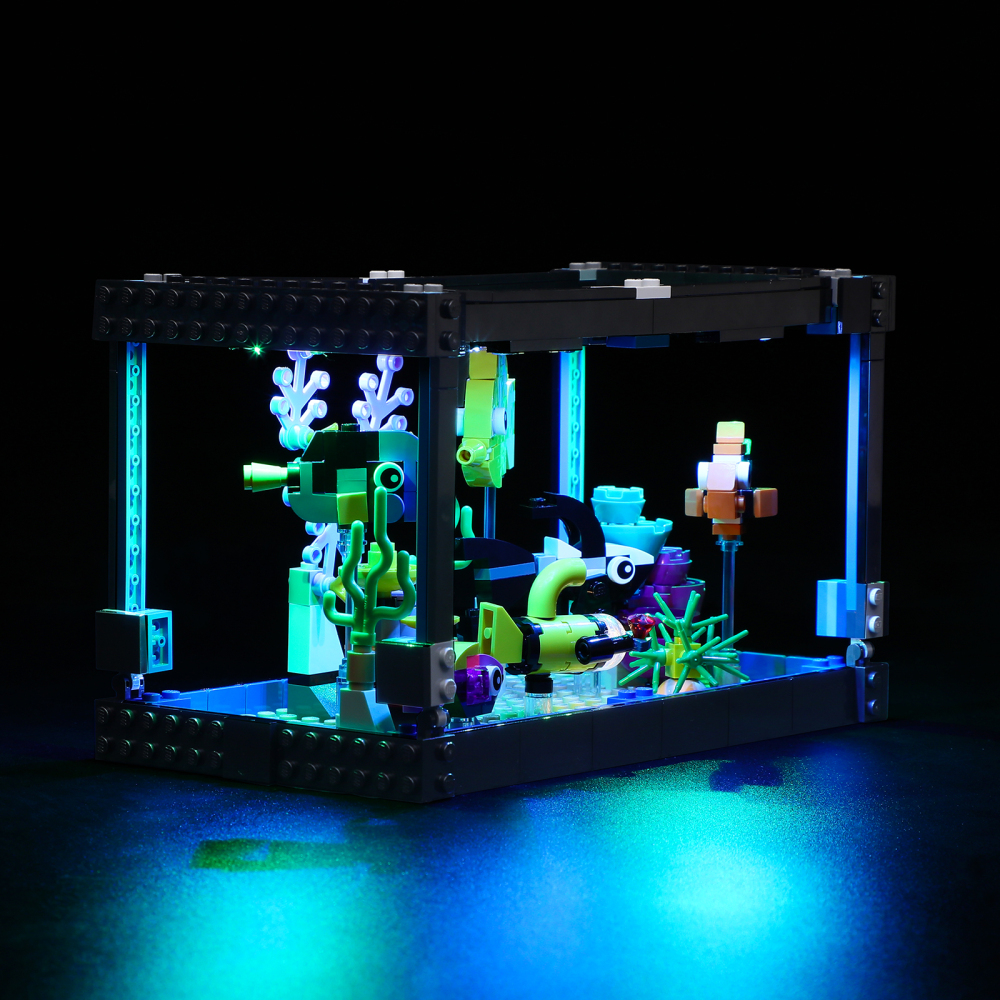 【Light Sets】Bricks LED Lighting 31122 Creator 3in1 Fish Bowl