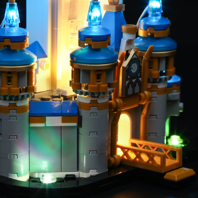 【Light Sets】Bricks LED Lighting 40478 Other Mini Disney Castle