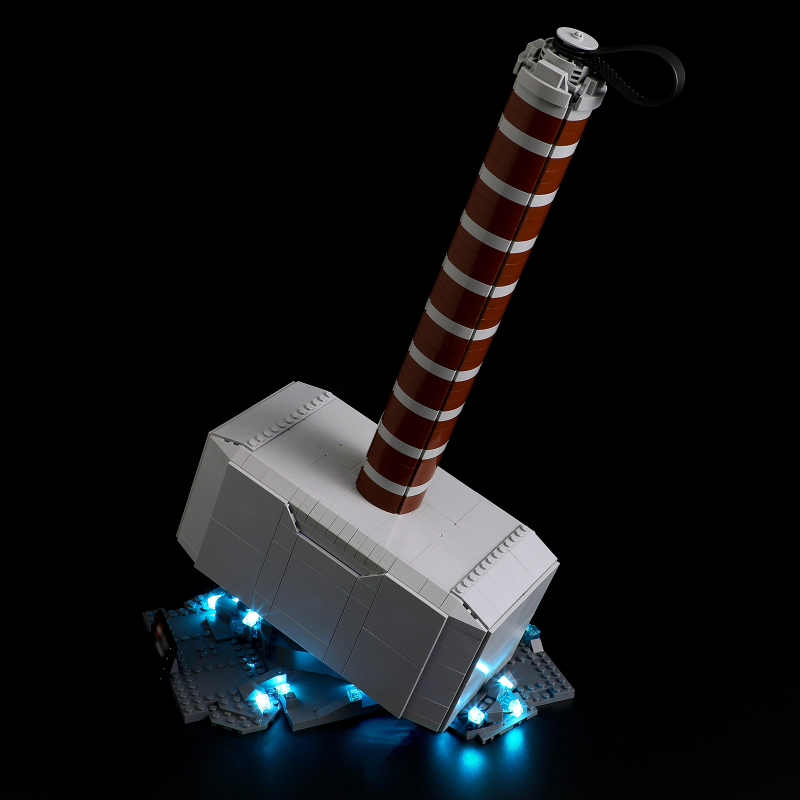 【Light Sets】Bricks LED Lighting 76209 Movie & Game Marvel Thor's Hammer