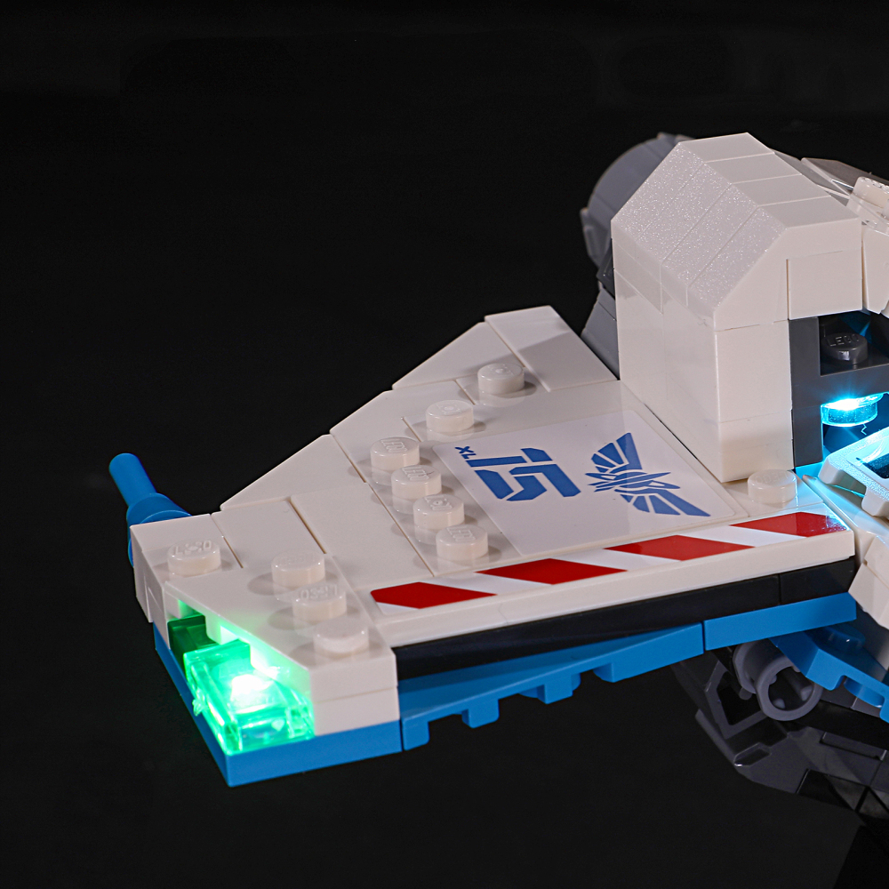 【Light Sets】Bricks LED Lighting 76832 Movie & Game Toy Story Lightyear：XL-15 Spaceship