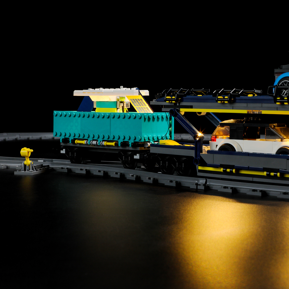 【Light Sets】Bricks LED Lighting 60336 City Trains Freight train