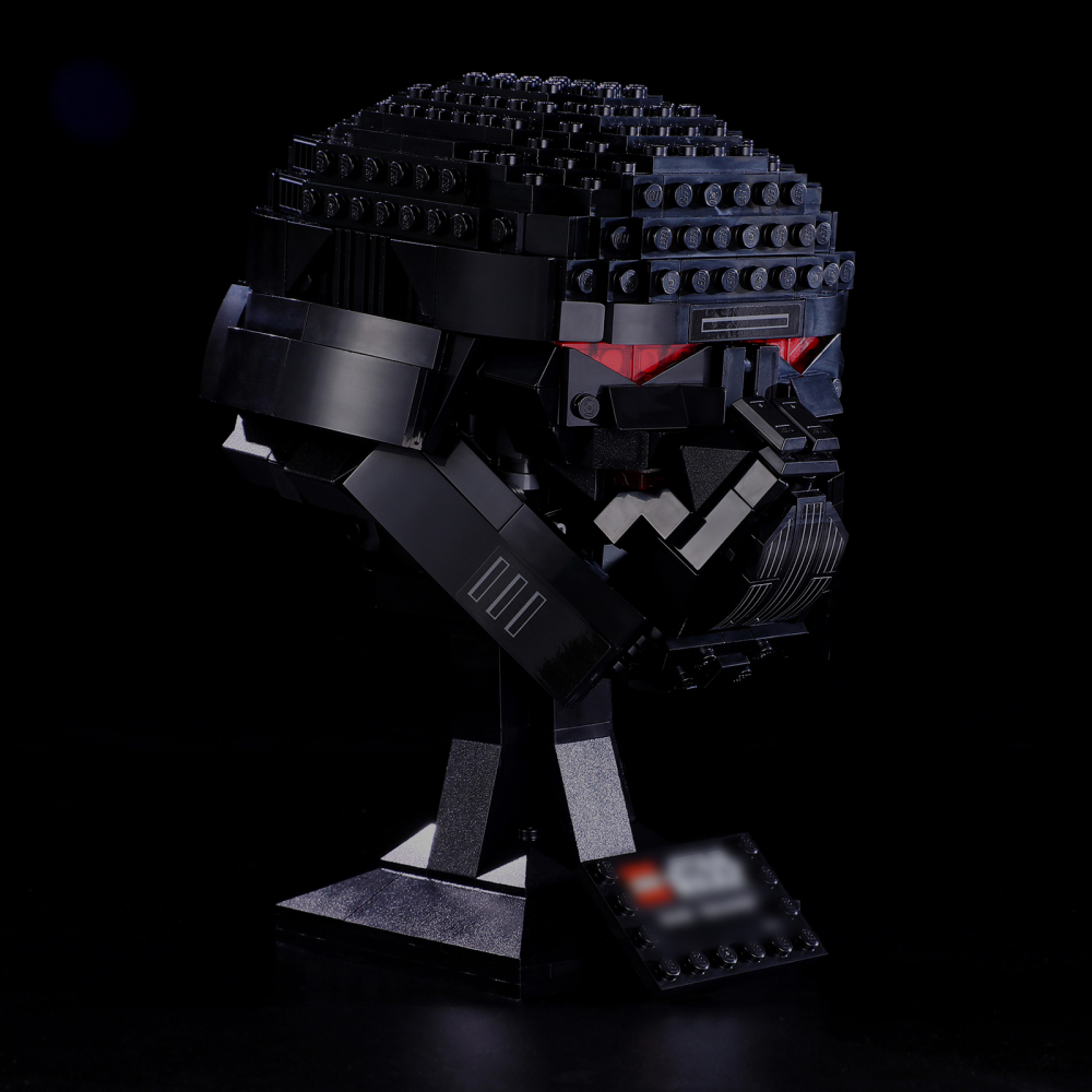 【Light Sets】Bricks LED Lighting 75343 Movie & Game Star Wars Dark Trooper Helmet