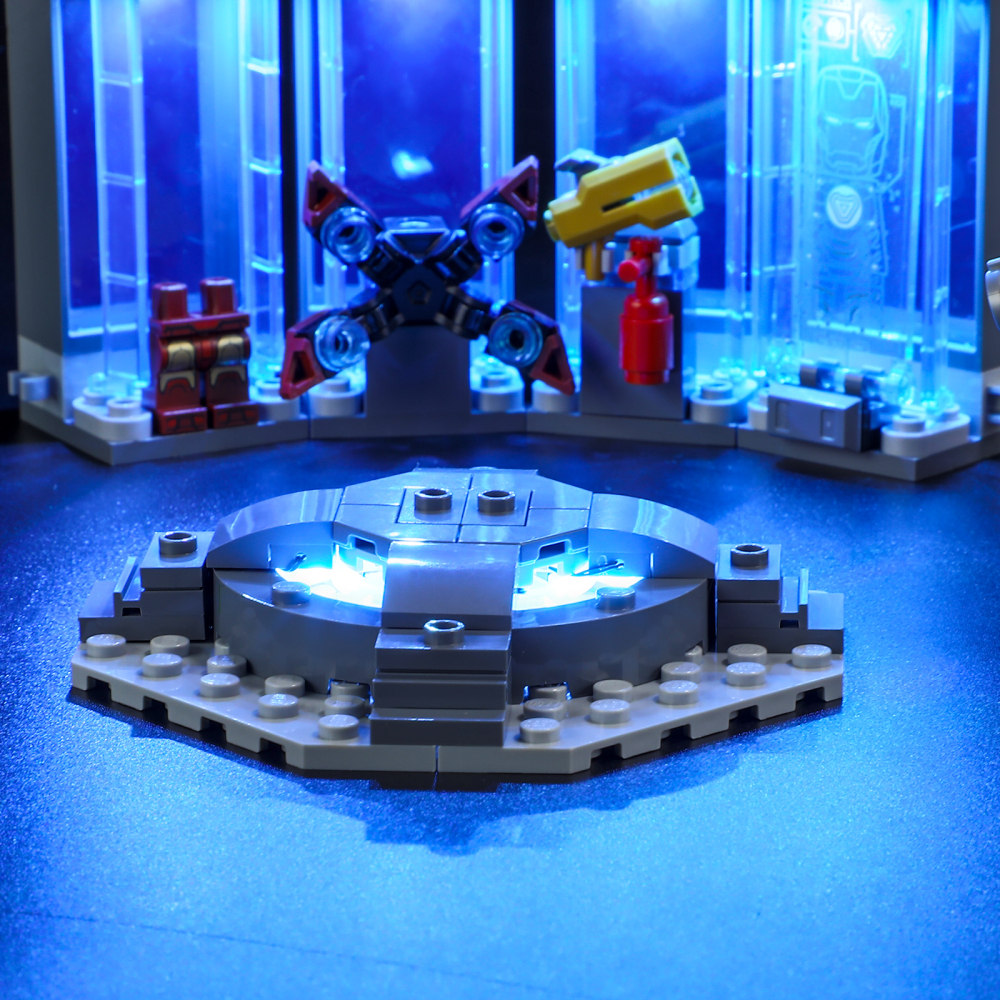 【Light Sets】Bricks LED Lighting 76216 Super heroes Marvel Iron Man Armoury