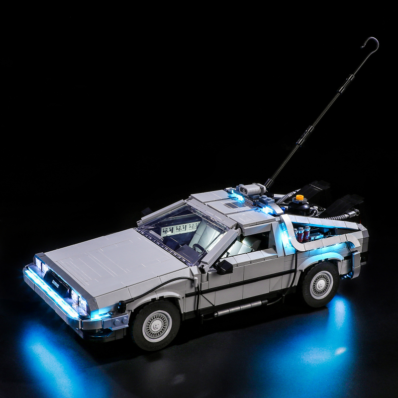 【Light Sets】Bricks LED Lighting 10300 Creator Expert Back to the Future Time Machine