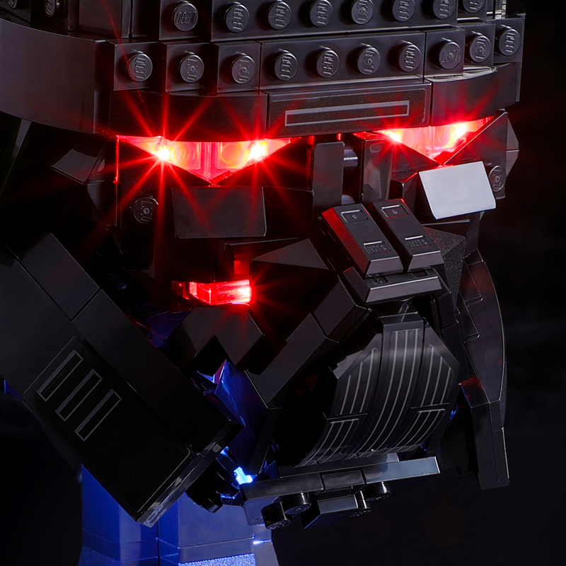 【Light Sets】Bricks LED Lighting 75343 Movie & Game Star Wars Dark Trooper Helmet