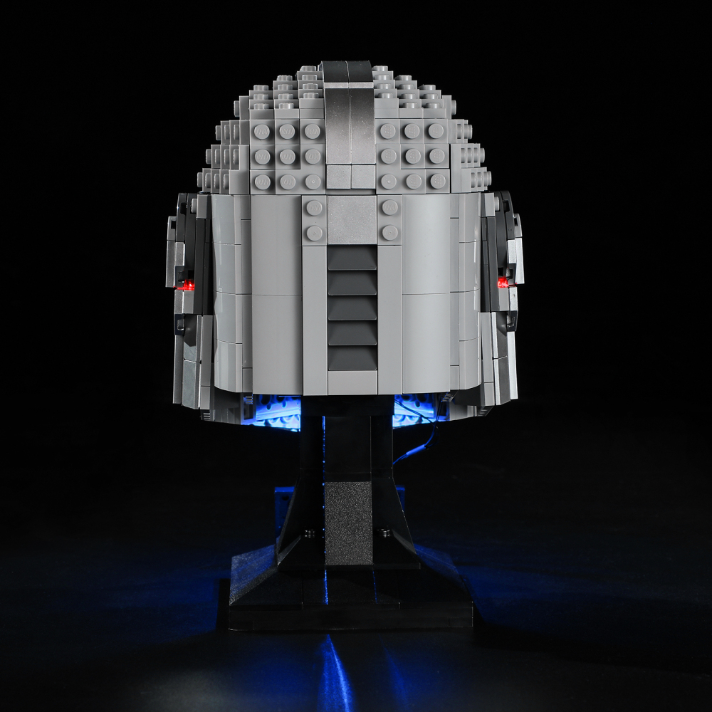 【Light Sets】Bricks LED Lighting 75328 Movie & Game Star Wars The Mandalorian Helmet