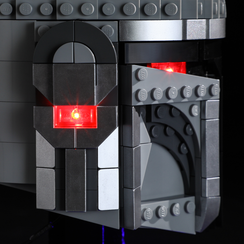 【Light Sets】Bricks LED Lighting 75328 Movie & Game Star Wars The Mandalorian Helmet