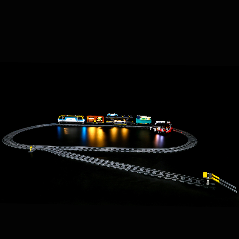 【Light Sets】Bricks LED Lighting 60336 City Trains Freight train