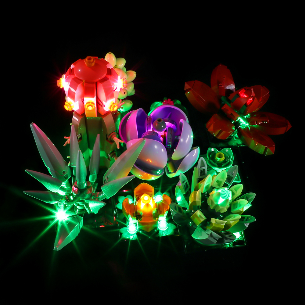 【Light Sets】Bricks LED Lighting 10309 Creator Expert Botanical Collection Succulents