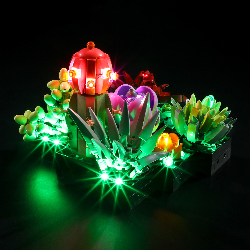 【Light Sets】Bricks LED Lighting 10309 Creator Expert Botanical Collection Succulents