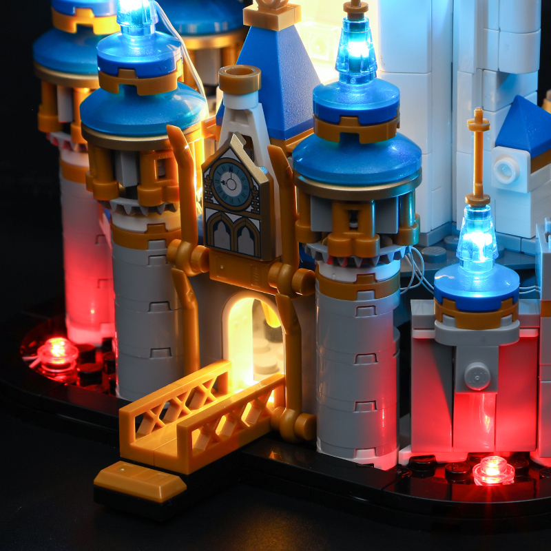 【Light Sets】Bricks LED Lighting 40478 Other Mini Disney Castle