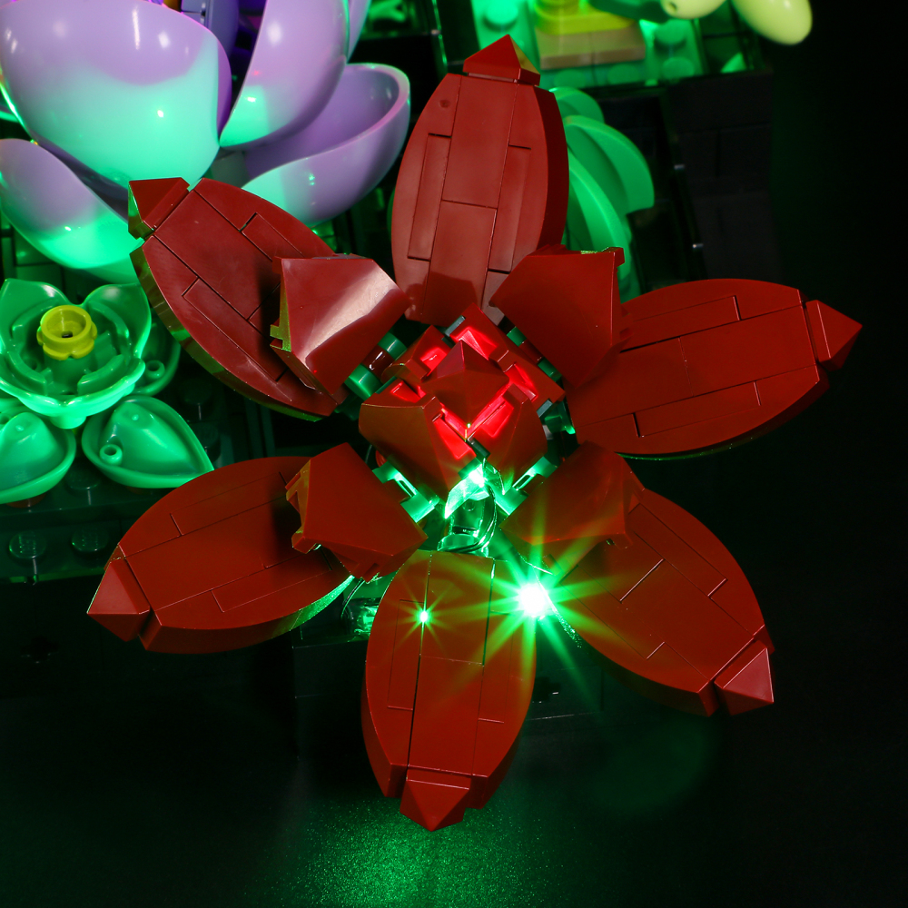 【Light Sets】Bricks LED Lighting 10309 Creator Expert Botanical Collection Succulents