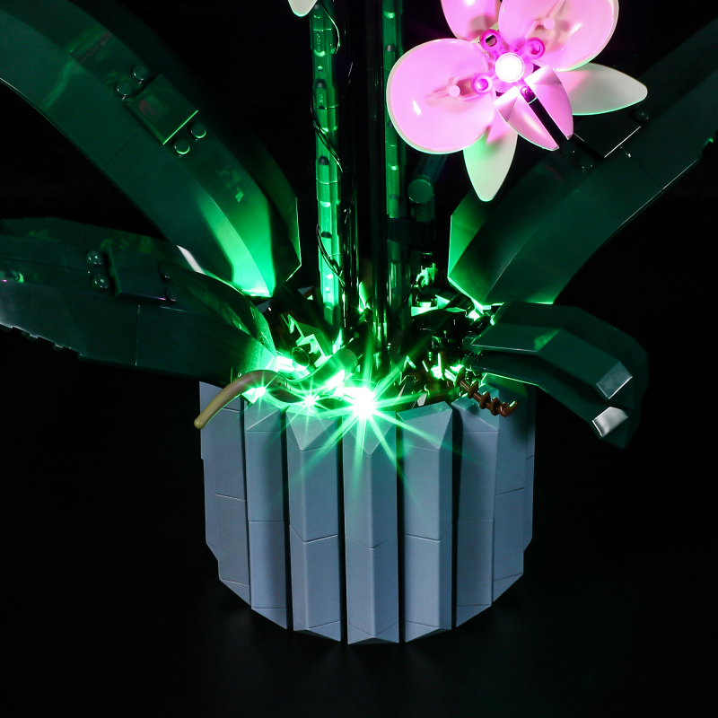 【Light Sets】Bricks LED Lighting 10311 Creator Expert Botanical Collection Orchid