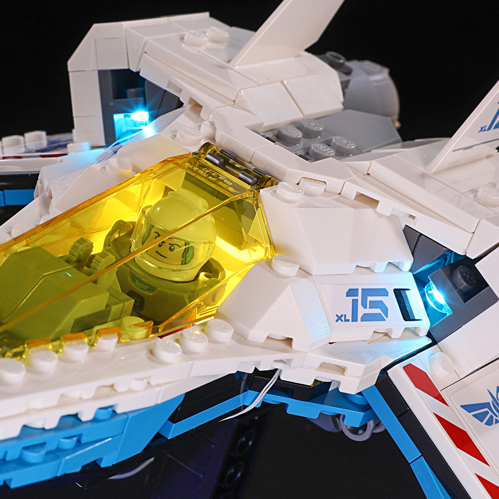 【Light Sets】Bricks LED Lighting 76832 Movie & Game Toy Story Lightyear：XL-15 Spaceship
