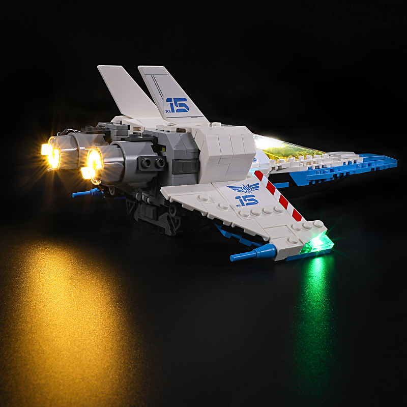 【Light Sets】Bricks LED Lighting 76832 Movie & Game Toy Story Lightyear：XL-15 Spaceship