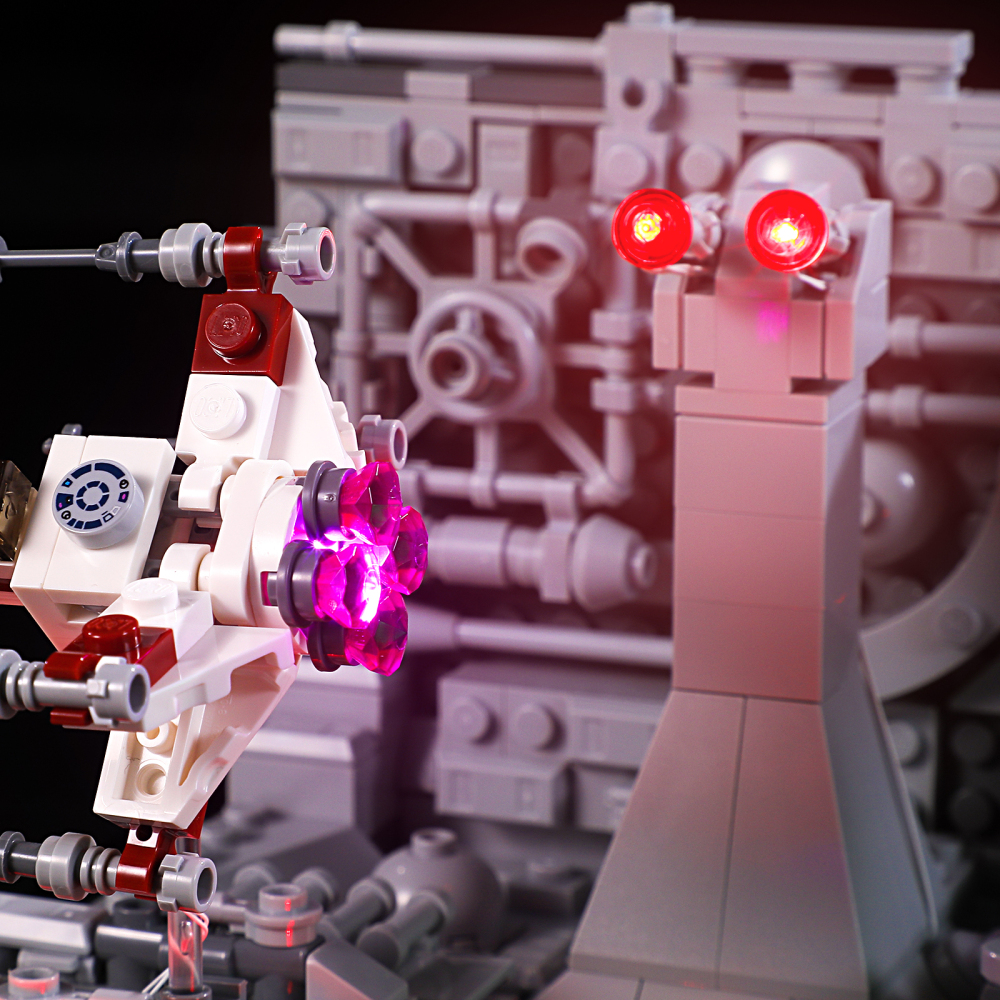 【Light Sets】Bricks LED Lighting 75329 Movie & Game Star Wars Death Star Trench Run Diorama