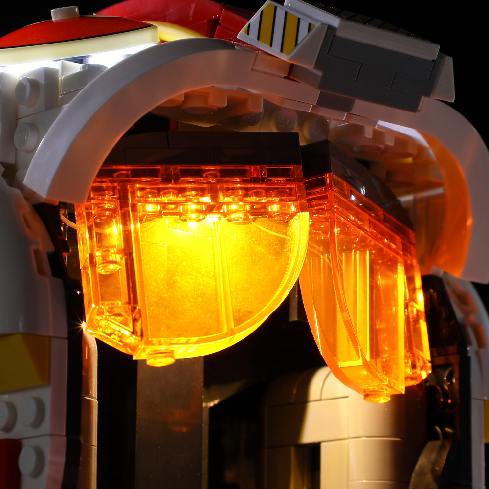 【Light Sets】Bricks LED Lighting 75327 Movie & Game Star Wars Luke Skywalker (Red Five) Helmet