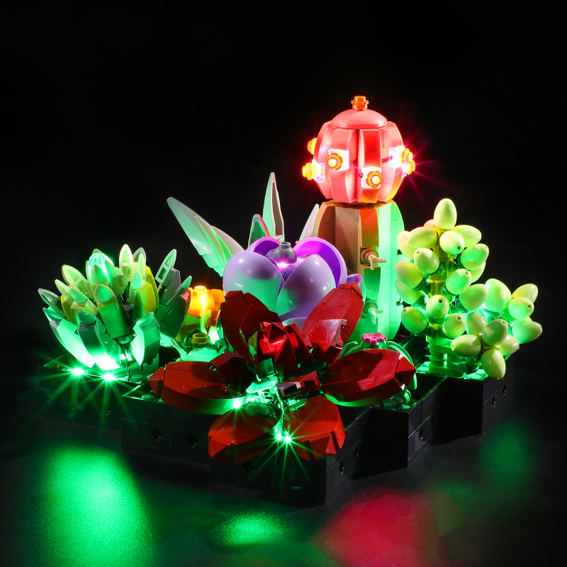 【Light Sets】Bricks LED Lighting 10309 Creator Expert Botanical Collection Succulents