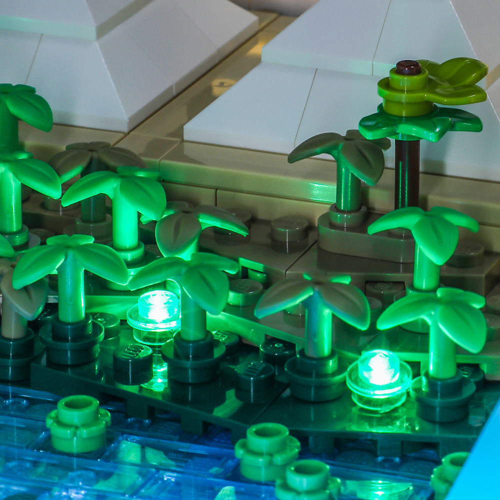【Light Sets】Bricks LED Lighting 21058 Creator Expert Bulidings The Great Pyramid of Giza