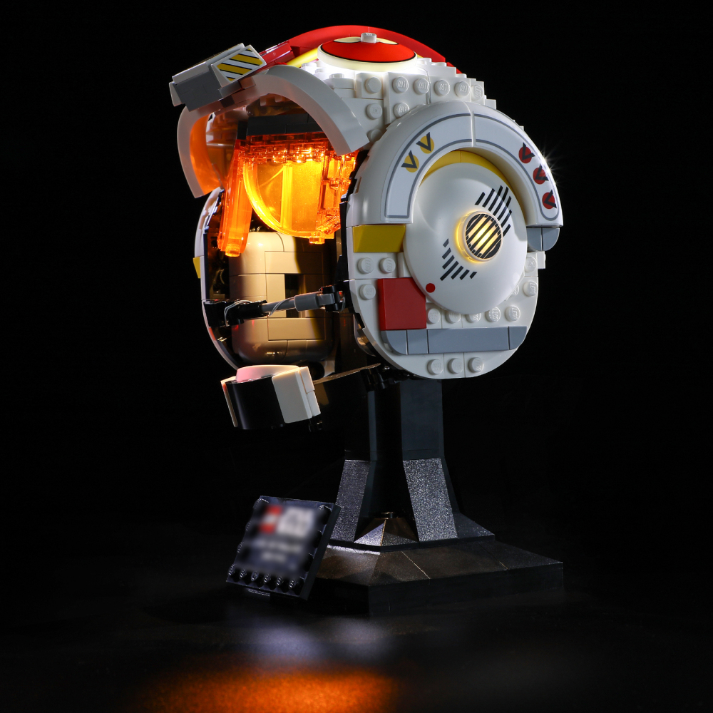 【Light Sets】Bricks LED Lighting 75327 Movie & Game Star Wars Luke Skywalker (Red Five) Helmet