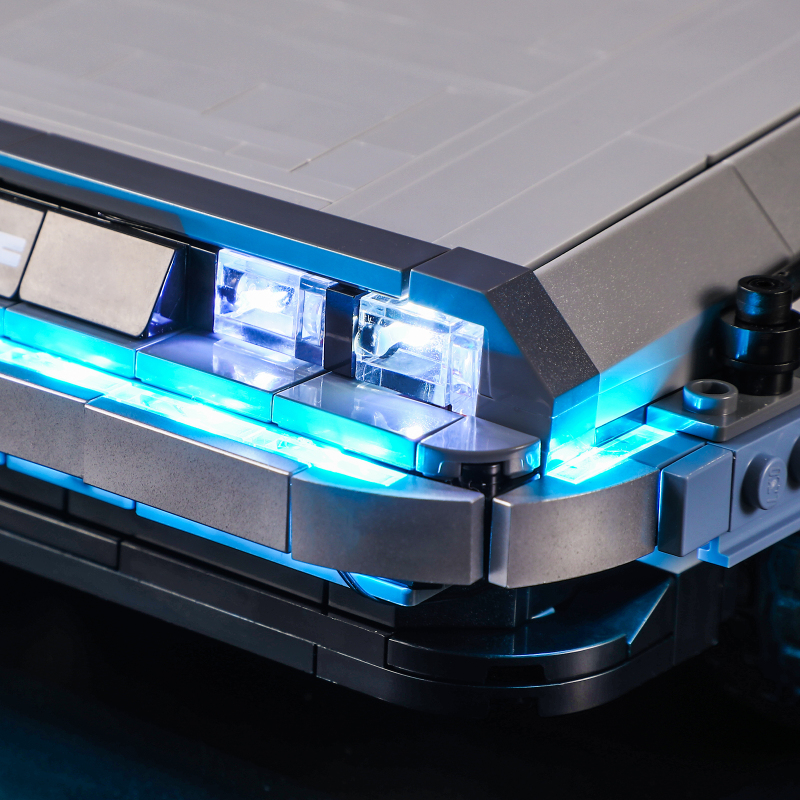 【Light Sets】Bricks LED Lighting 10300 Creator Expert Back to the Future Time Machine