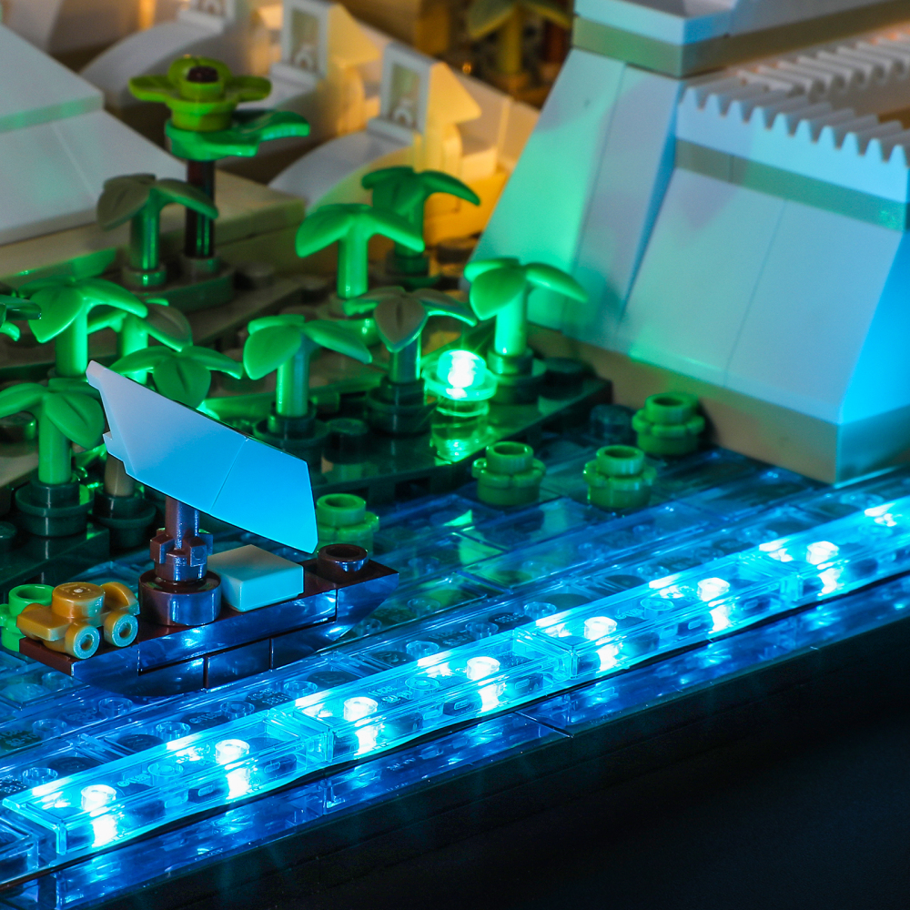 【Light Sets】Bricks LED Lighting 21058 Creator Expert Bulidings The Great Pyramid of Giza