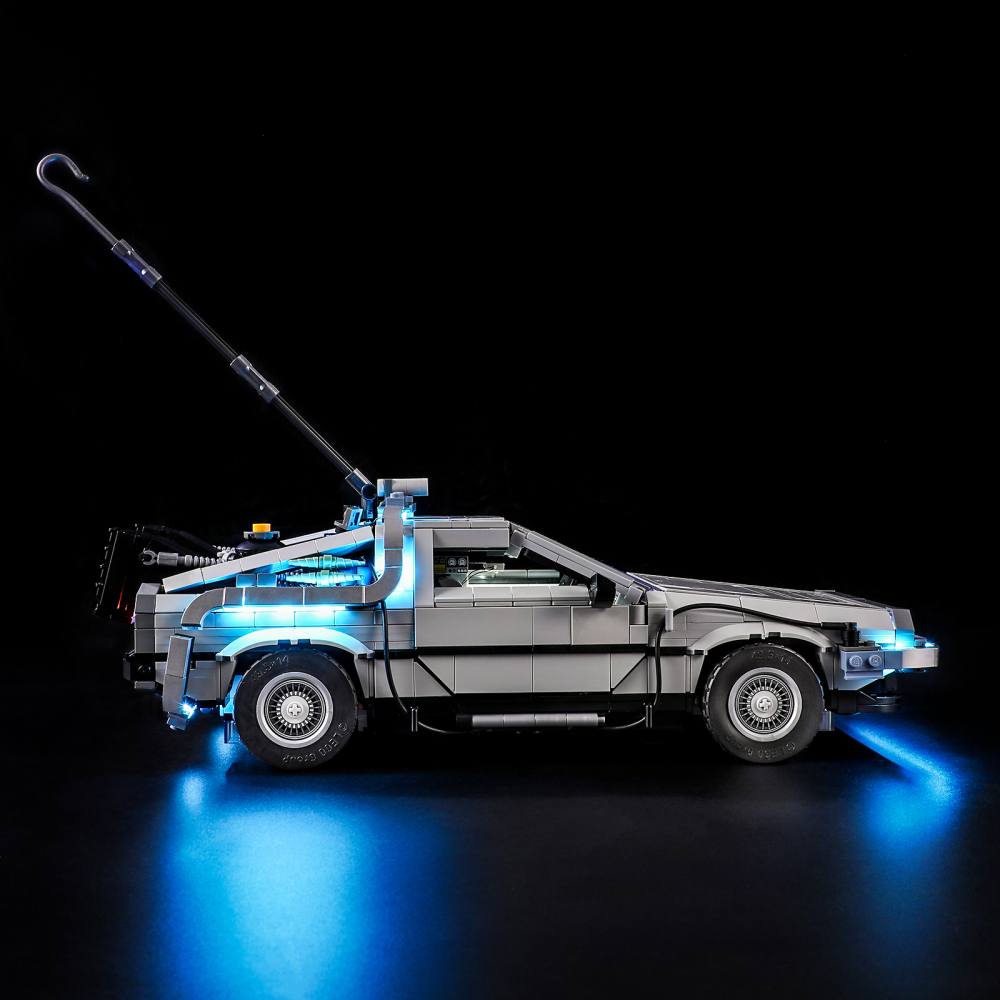 【Light Sets】Bricks LED Lighting 10300 Creator Expert Back to the Future Time Machine