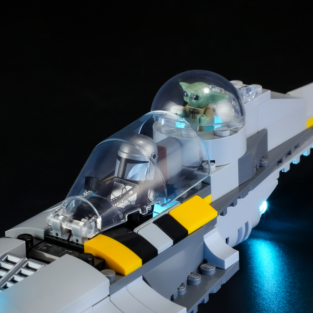【Light Sets】Bricks LED Lighting 75325 Movie & Game Star Wars The Mandalorian's N-1 Starfighter