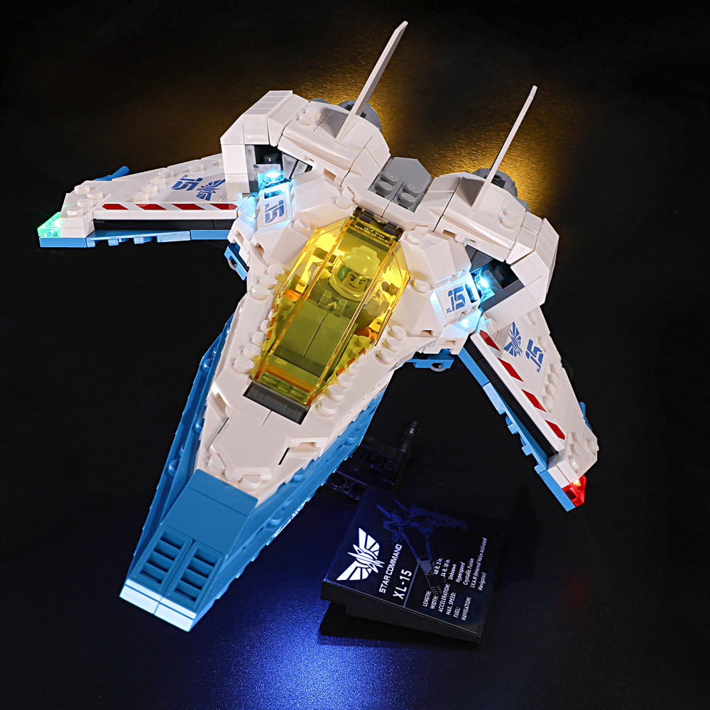 【Light Sets】Bricks LED Lighting 76832 Movie & Game Toy Story Lightyear：XL-15 Spaceship
