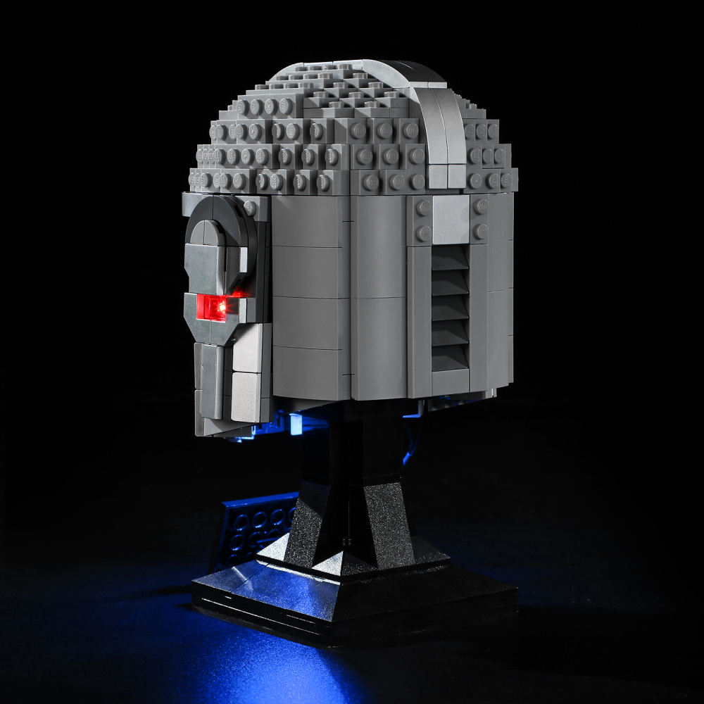 【Light Sets】Bricks LED Lighting 75328 Movie & Game Star Wars The Mandalorian Helmet