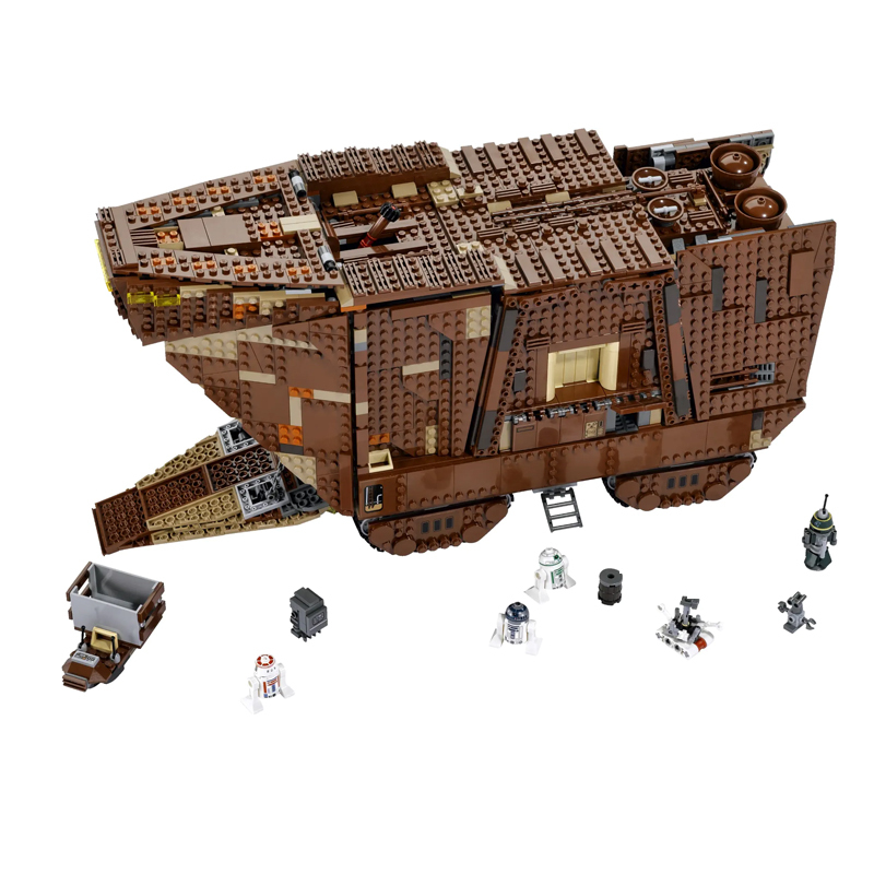 Sandcrawle Star Wars Movie & Game 75059 Buliding Blocks 3296pcs Model Toys Form China