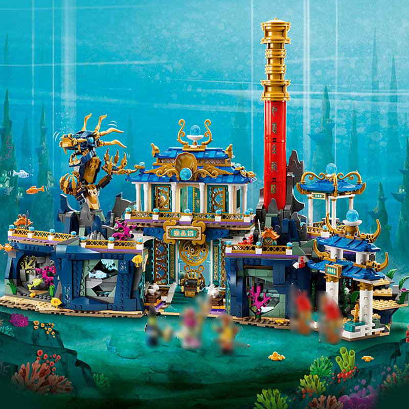 【Pre-Sale】Dragon of the East Palace Monkie Kid Series 80049 Building Blocks 2364pcs Bricks Model Toys from China