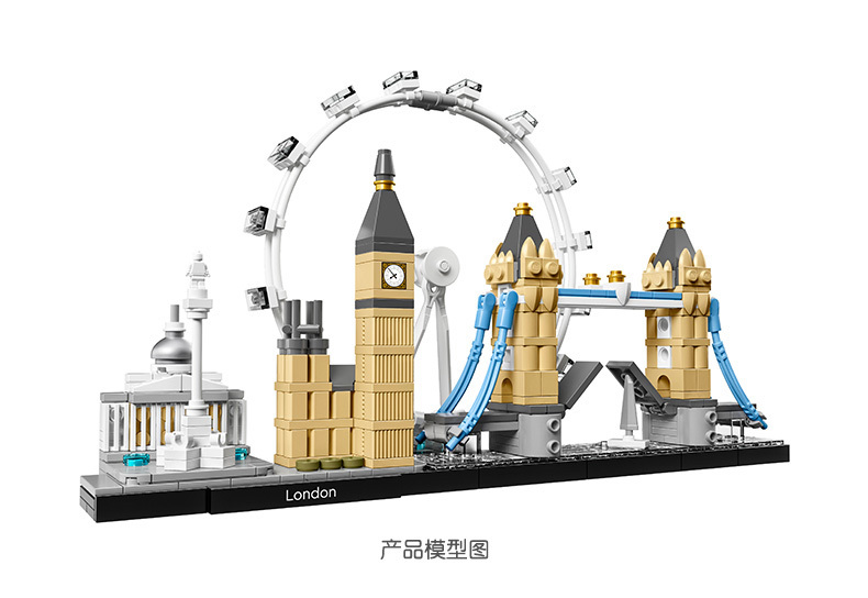 London Architecture Creator Expert Skyline 21034 Building Block 468±pcs Brick From China