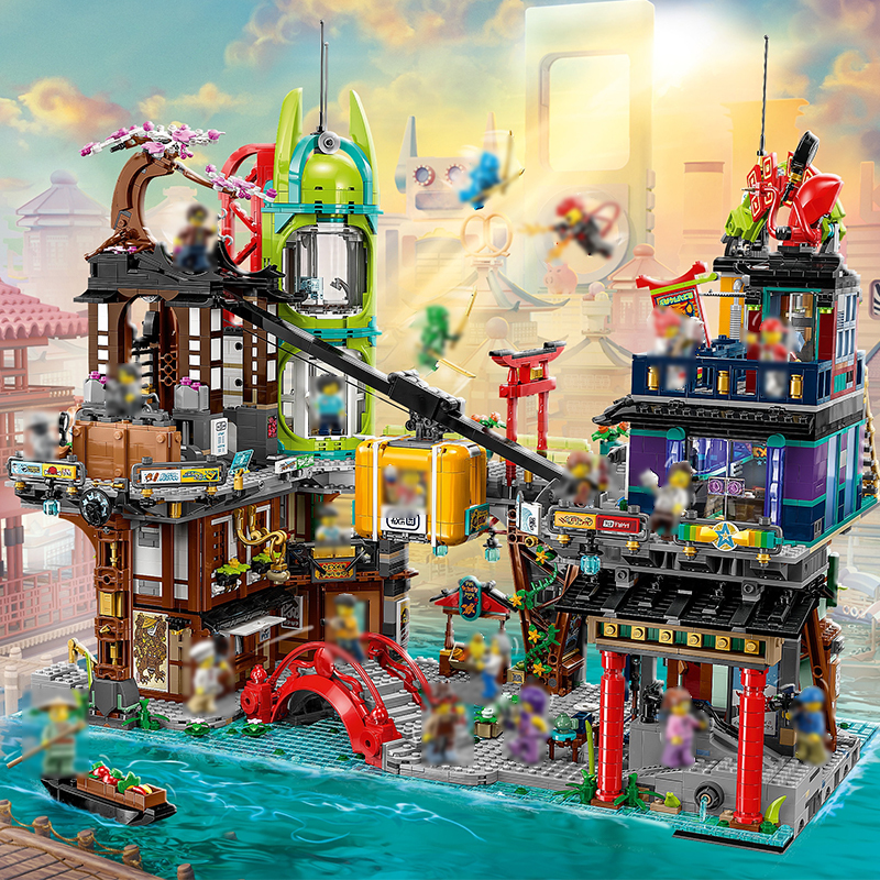 Ninjago City Markets Ninjago 71799 Building Blocks 6163±pcs Bricks Toys Model From China