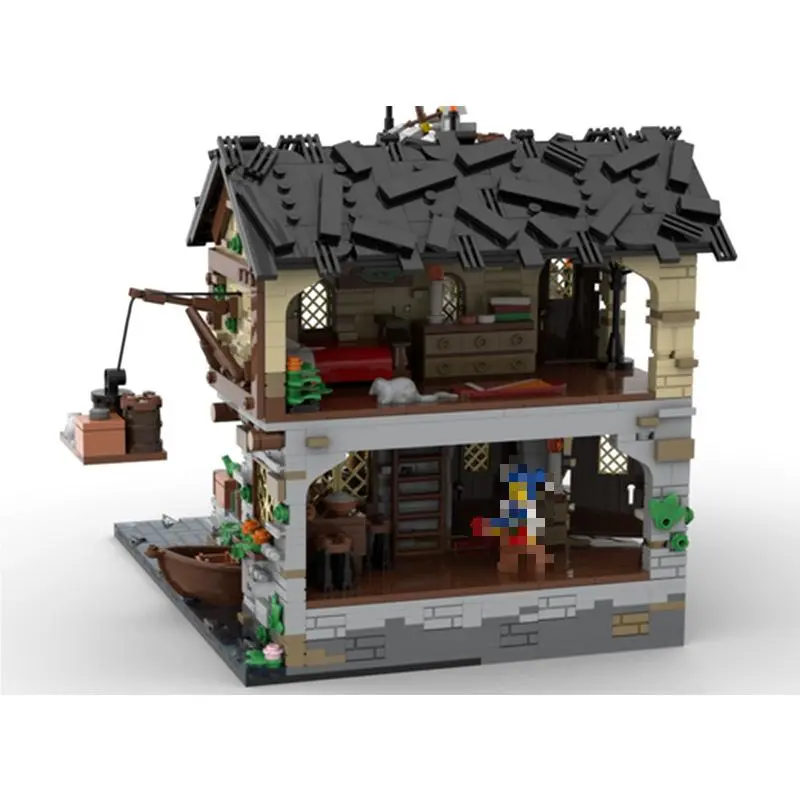 MOC-124794 Medieval Harbor Castle Creator