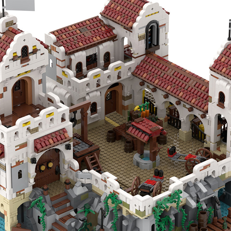 BuildMoc MOC-49155 Fortress of El Dorado - Pirates of Barracuda Bay Creator