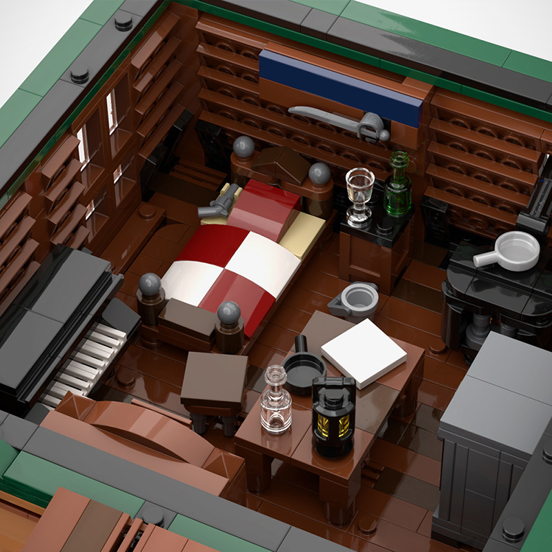 BuildMoc MOC-151938 SHERIFF'S OFFICE - WILD WEST Creator