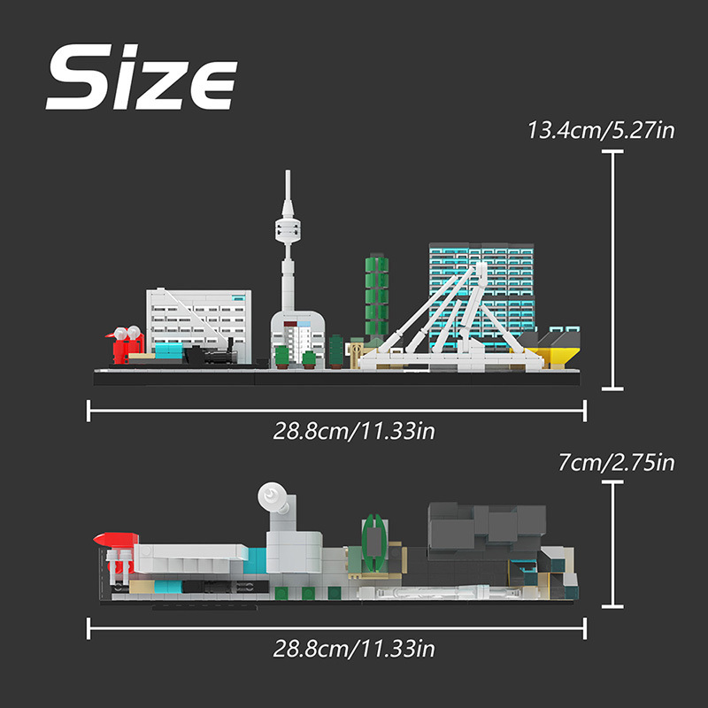 BuildMoc MOC-40926 Rotterdam Skyline Creator