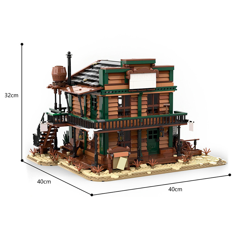 BuildMoc MOC-151938 SHERIFF'S OFFICE - WILD WEST Creator