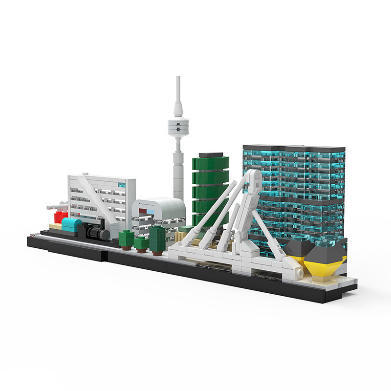 BuildMoc MOC-40926 Rotterdam Skyline Creator