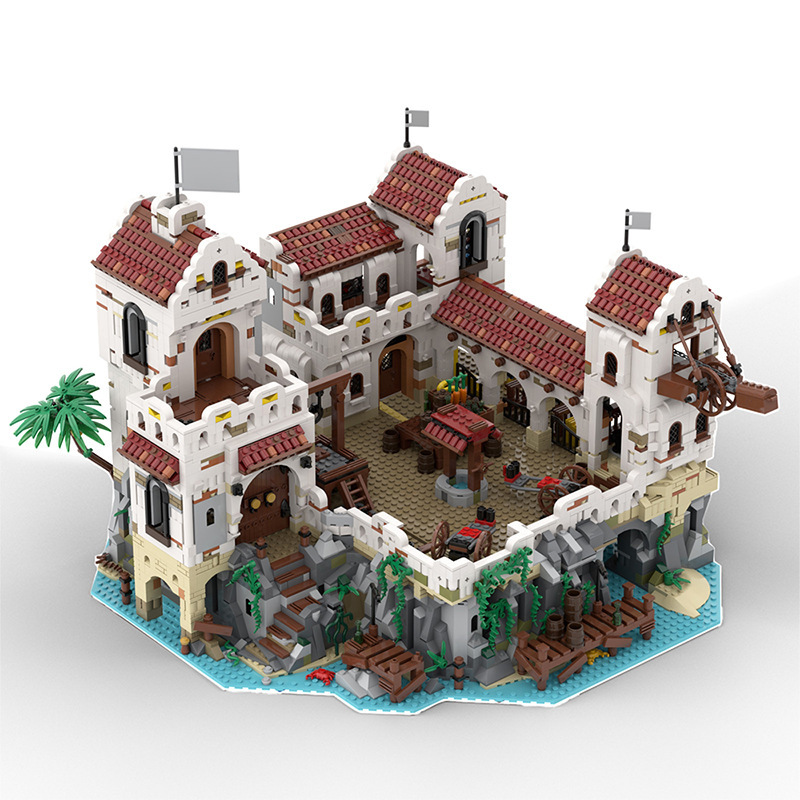 BuildMoc MOC-49155 Fortress of El Dorado - Pirates of Barracuda Bay Creator