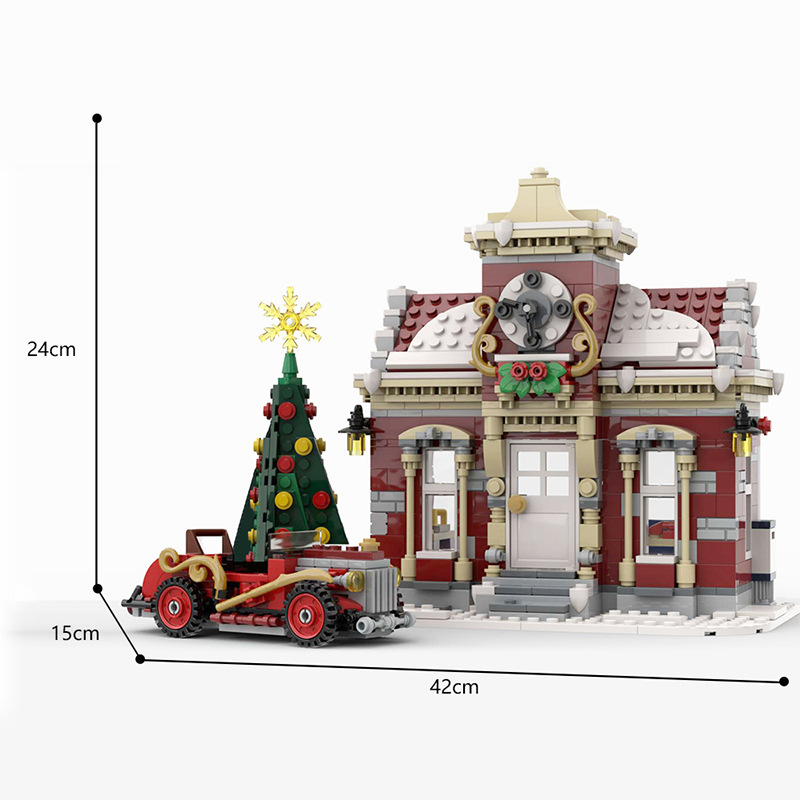 BuildMoc MOC-84431 Winter Town Hall Creator
