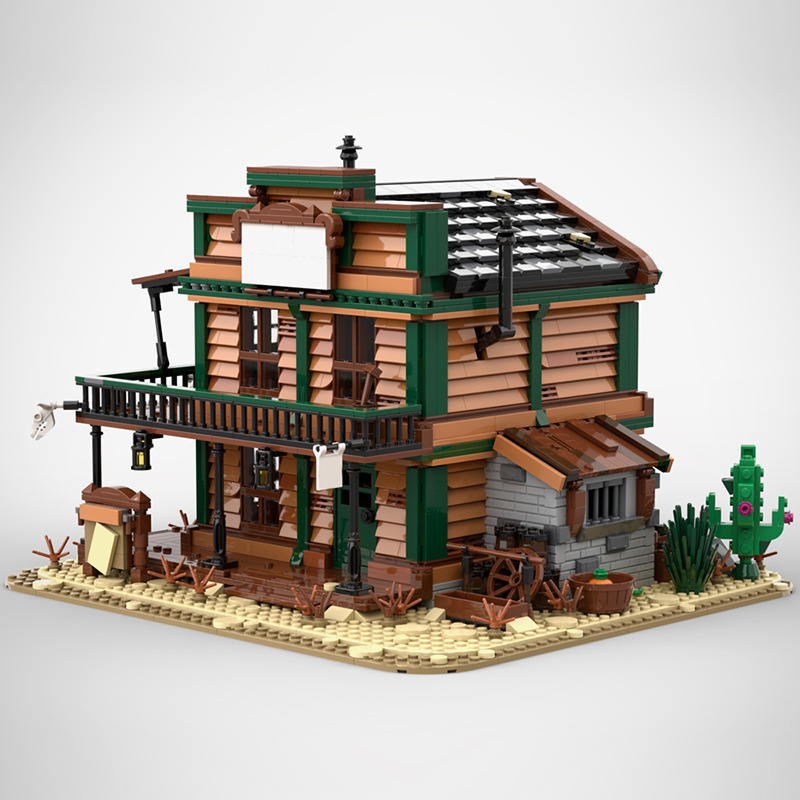 BuildMoc MOC-151938 SHERIFF'S OFFICE - WILD WEST Creator