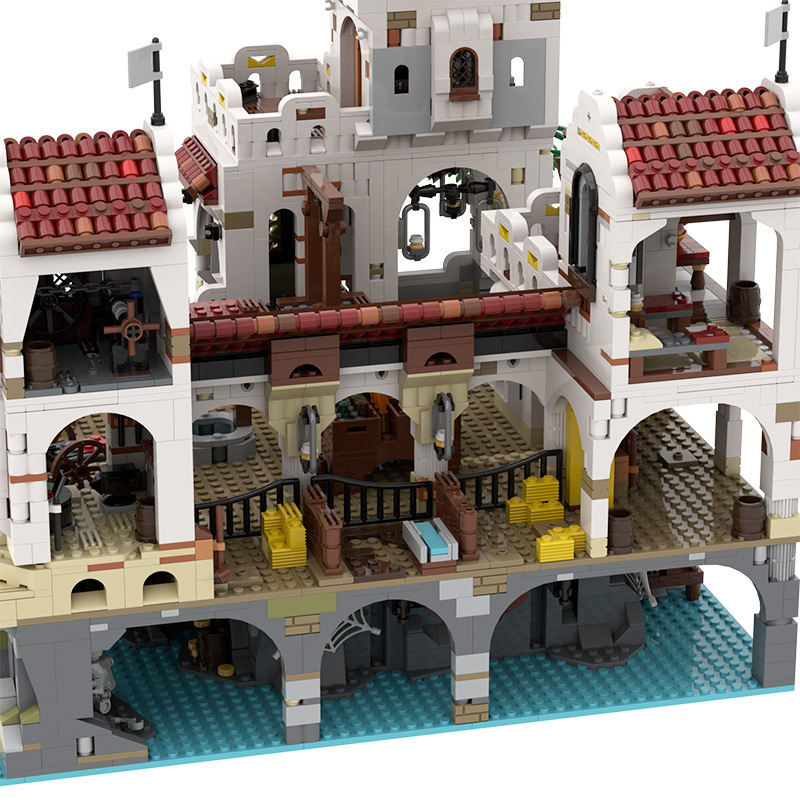 BuildMoc MOC-49155 Fortress of El Dorado - Pirates of Barracuda Bay Creator