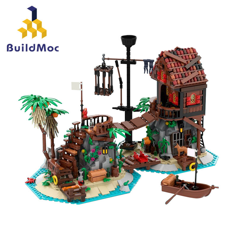 BuildMoc MOC-136368 Pirates: Forbidden Island Historical