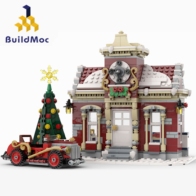 BuildMoc MOC-84431 Winter Town Hall Creator